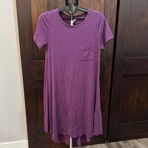 LuLaRoe Purple High Low Dress